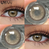 Qfdian  Color Contact Beauty OMG Series Colorcon Black Lens Big Eyes Cosmetic Green Lenses Colorcon NEW NAJIA Series Blue Pupils