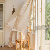 Qfdian 1 Panel Kids Blackout Curtain for Bathroom Bedroom Living Room Classroom Sheer Overlay Double Layer Rod Pocket Drapery with Lace