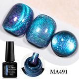 Qfdian Cat Eye Gel Polish With Nail Magnet Tools Flexible Iron Wire For Creating Heart Shapes On Nails Nail Art nail supplies iman