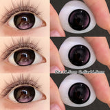 Qfdian  2pcs/pair Beauty Colored Contact Lenses Natural Magnifying Pupil Pink/Blue/Gray/BlackBest Selling Lenses