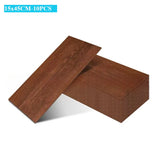 Qfdian  10Pcs 40x15cm PVC Floor Stickers Self-adhesive  Waterproof Thickened Wood Grain Floor  Foam  Living Room