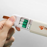 Qfdian Fashion Portable Nordic Style Pill Box Tablet Pillbox Dispenser Medicine Boxes 3 Grids Dispensing Storage Kit Organizer