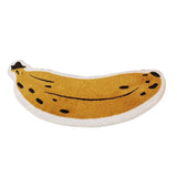 Qfdian Cartoon Banana Bathroom Rug Plush Carpet Bath Mat Anti-Slip Area Rugs for Bedroom Arc Floor Mats Room Decorative Carpets