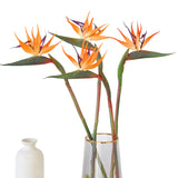 Qfdian Strelitzia / Artificial Butterfly Orchid Green Plant Artificial Flowers