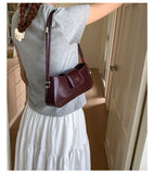 Qfdian Korean Y2k Aesthetic Fairy Women's Handbags Elegant All Match Luxury Design Crossbody Bag Fashion Chic Office Lady Shoulder Bags