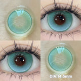 Qfdian  1 Pair Super Contact Lenses for Eyes Fashion Color Pupils Makeup Eye Lenses Green Contact Lenses Pink Brown Blue Lenses