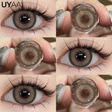 Qfdian  NEW Color Contact Beauty Blue Colorcon Natual Black Lens Big Eyes Cosmetic Red Lenses Colorcon Beauty Brown Soft Pupils