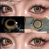 Qfdian 1pair/2pcs Colored Contact Lenses for Eyes Blue Contacts Purple Lenses Cosplay Contact Lenses Yearly Fashion Eye Lenses