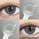 Qfdian 1 Pair Brown color Contact Lenses for Eyes Blue Lenses Gray contact Lenses eye makeup Eye Cosmetics