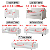 Qfdian  Sofa Cover Elastic For Living Room Home Jacquard Stretch  Slipcovers  Corner Couch Covers 1/2/3/4 Seater L Shape Free Shopping