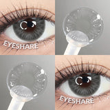 Qfdian 1 Pair Brown color Contact Lenses for Eyes Blue Lenses Gray contact Lenses eye makeup Eye Cosmetics