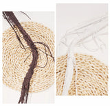 Qfdian  300cm Wall Hanging Rattan Trunk Flexible Vines Artificial Plants Tree Twigs Cherry Fake Branches for Wedding Garden Decor