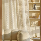 Qfdian  Curtains for Bedroom Living Dining Room French Luxury Retro Dream Butterfly Yarn White Tulle High End Balcony Windows Door