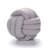 Qfdian  High End Knotted Ball Living Room Decoration Throw Pillows Ins Lamb Fleece Bed Sofa Decorative Cushion Simple Home Decor Pillow