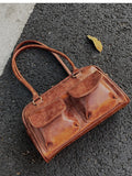 Qfdian Streetwear Fashion Women Purses and Handbags Office Lady Vintage All Match Shoulder Bags 2025 Casual Y2k Aesthetic Underarm Bag