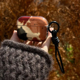 Qfdian Retro Ink Wash Amber Color Wireless Bluetooth Earphone Case For Apple AirPods 4 2024 New Protective Shell For AirPods 1 2 3 Pro2