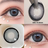 Qfdian Colored Beautiful Pupil Contact Lenses Myopia Cosmetic for Eyes Artificial pupil Degree Contact  lens Prescription