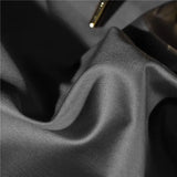 Qfdian Satin 1200TC Egyptian Cotton Luxury Bedding Set, Gold Embroidery, Queen, King, Duvet Cover, Flat/Fitted Bed Sheet, Pillowcases