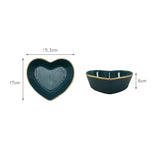Qfdian Nordic Love Ceramic Bowl Fruit Salad Plate Breakfast Dessert Pasta Bowl Kitchen Utensils Cooking Bowls Table Utensils Home Decor