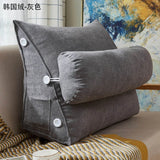 Qfdian Bed Triangular Cushion Chair Bedside Lumbar Chair Backrest Lounger Lazy Office Chair Reading Living Room Pillow Household Decor