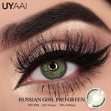 Qfdian  Colored Contact Lens NEW Twilight Series Cosmetics Natual Black Lens Woman Makeup Green Pupils Beauty Blue Contacts Lenses
