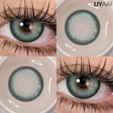 Qfdian  Color Contact Lenses Beauty Makeup Colorcon Fashion Blue Eyes Lenses Green Eyes Contact Natural Brown Lenses For Eyes