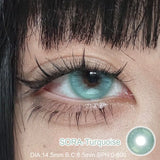 Qfdian 1pair Color Contact Lenses Softlens for Eyes Lenses Cosmetic Eyecontacts