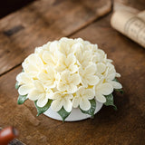 Qfdian  Ceramics Hydrangea Flower Aroma Holder Incense Holder Teahouse Incense Burner Ornament Reed Diffuser Stand Home Fragrance Gifts