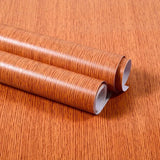 Qfdian 40CM X 1M Thickened Anti Fouling Waterproof Wood Grain Self-adhesive PVC Modern Furniture Decorative Wallpaper