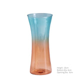 Qfdian Mini Glass Table Vase Creative Flower Vase Decorative Glass Bottles Wedding Centerpieces Home Decor Vase Decoration Home