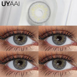 Qfdian  Cleopatra Series NEW Colored Pupils Makeup Green Contact Lenses Beauty Women Colored Pupils Cosmetic Brown Natural Pupils