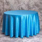 Qfdian  Thickened Circular Tablecloth for Hotel Restaurants Suitable for Parties European Jacquard Solid Color Durable Tablecloth Pad