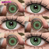 Qfdian Colorful Colored Lenses 1 Pair Blue Eye Contacts Anime Purple Lenses Korean Style y2k Colorcon Pink Cosmetic Color Lenses