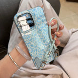 Qfdian  Ins Summer Floral Prints Phone Case，For IPhone 17 16 15 14 13 12 11 Pro Max XR XS MAX 78PLUS，Shockproof Soft Cases Covers