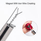 Qfdian Cat Eye Gel Polish With Nail Magnet Tools Flexible Iron Wire For Creating Heart Shapes On Nails Nail Art nail supplies iman