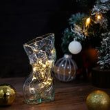 Qfdian  1pc Transparent Glass Vase, Creative Female Body Vase, Party Decoration Glass Vase，Valentine's Day Decoration