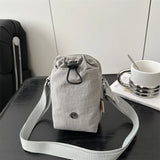 Qfdian  Streetwear Casual Simple Mini Cellphone Bags Y2k Aesthetic Fashion Trendy Shoulder Bag Women Vintage Pleated Handbags Crossbody
