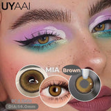Qfdian  Contact Lenses Beauty Color Contact Blue Eye Color Lenses Natual Black Lenses Woman Accesories Natural Contact Lenses