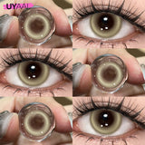 Qfdian Colorful Colored Lenses 1 Pair Blue Eye Contacts Anime Purple Lenses Korean Style y2k Colorcon Pink Cosmetic Color Lenses