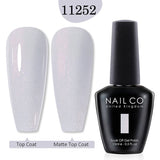 Qfdian  15ml UV Gel Nail Polish Semi Permanent Gel Varnish Enamel Brown Nail Gel Design Red Nails Art Nude Color Glitter Manicure