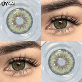 Qfdian  NEW Cleopatra Series Contact Lenses Cosmetics Eye Color Lenses Woman Accesories Black Lens Makeup Beauty Brown Lenses