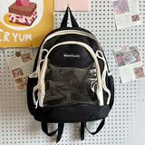 Qfdian Japanese Ins Transparent Ita Bags Kawaii Women Y2k Aesthetic Sweet Mini Backpacks Fashion All Match Cute Girls Schoolbags Trendy