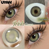Qfdian  Color Contact NEW Eye Color Lens Makeup Green Eye Lenses Yearly For Eyes Blue Contact Lens Natural Colorcon High Quality