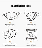 Qfdian  double-sided design Throw pillows cover Soft Boho style Square pillowcases Farm Neutral Nordic Home Decor Striped Corduroy 1PC