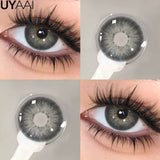 Qfdian  Contact lenses Makeup Color Contacts Lens Colorcon Water Light Cosmetics Blue Eyes Lens Beauty Green Pupils Fashion Eyes
