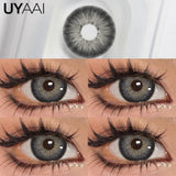 Qfdian  NEW Color Contact Beauty Blue Colorcon PATTAYA Series Lens Natual Brown Lens Cosmetic Colorcon Beauty Soft Green Pupils