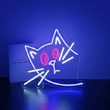 Qfdian  Cat Neon Sign USB LED Neon Light for Man Cave Room Home Party Birthday Beer Decoration Lamp Gift Night Light