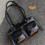 Qfdian Streetwear Fashion Women Purses and Handbags Office Lady Vintage All Match Shoulder Bags 2025 Casual Y2k Aesthetic Underarm Bag