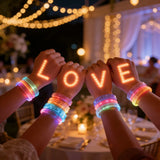 Qfdian  A Gift for Her/him 10 Colorful LED String Lights Suitable for Giving As A Party Bracelet