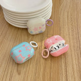 Qfdian  Cute pink stars are suitable for airpods 4th generation noise reduction earphone cover Apple 2/3 third generation